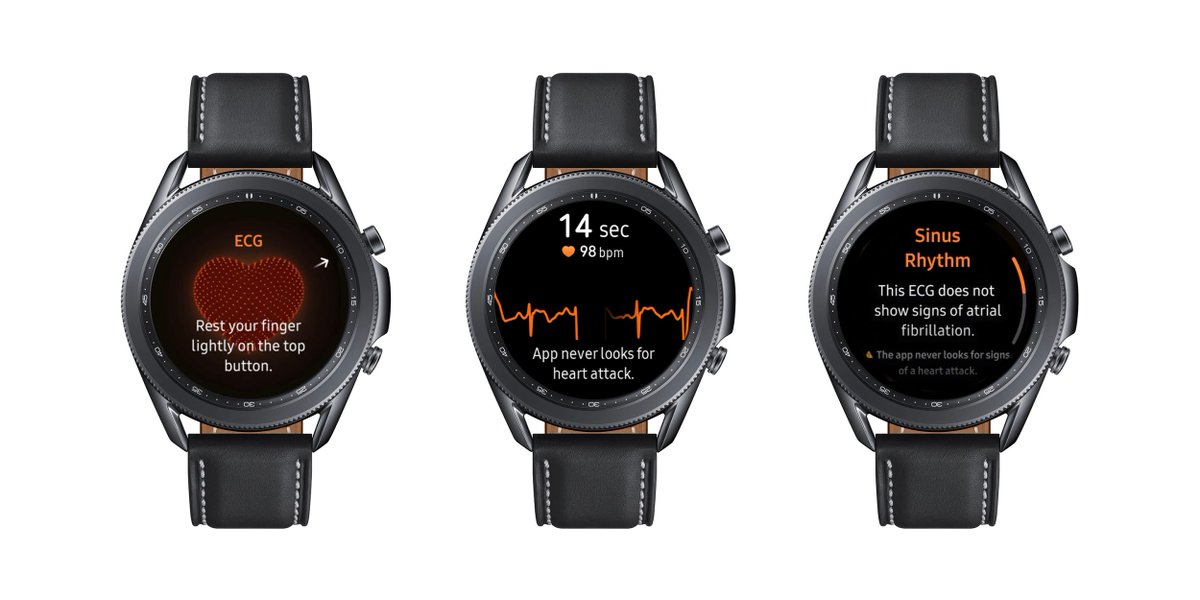 samsung galaxy watch 3 blood pressure ecg