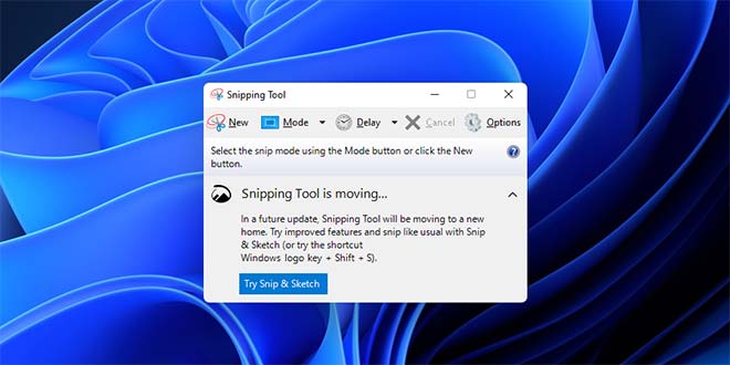 how to restore missing snipping tool after windows 11 upgrade