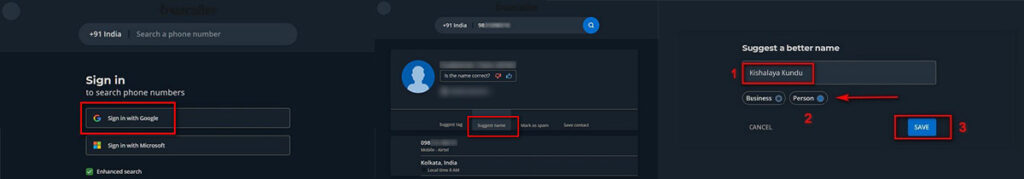 Change Your Name on Truecaller body 1
