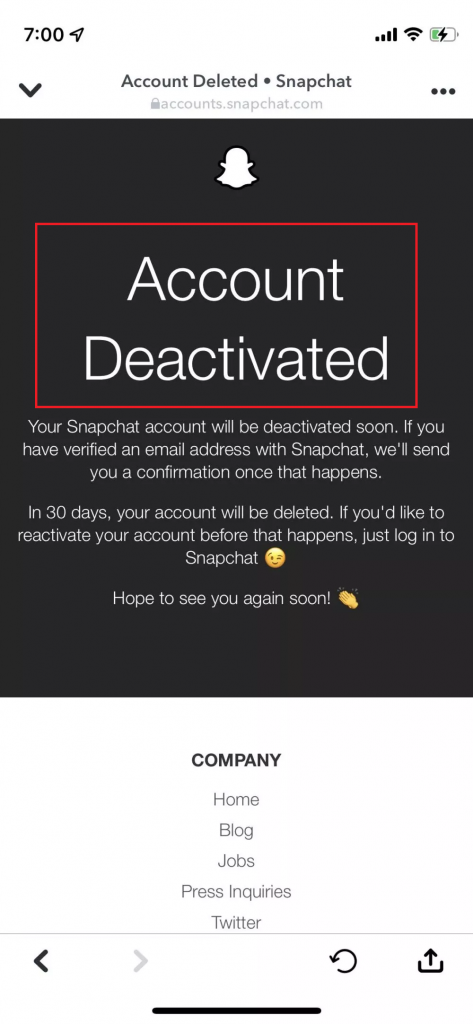 Delete Snapchat Account iOS 5 1000w 2165h