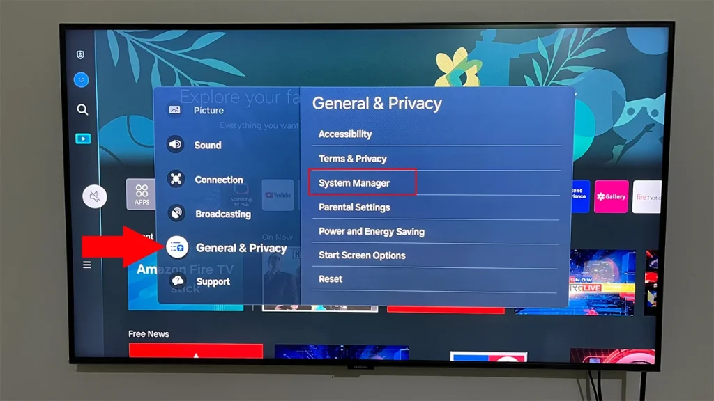 Turn off store mode on Samsung TV 6 1