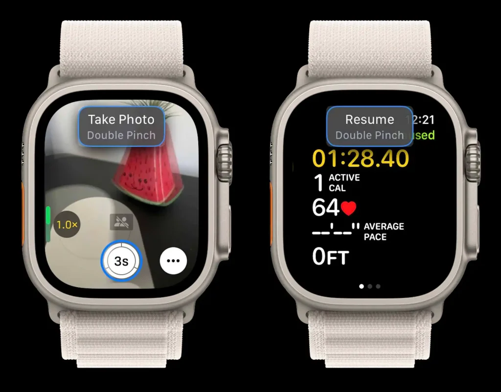 use double tap with any apple watch 3 copy